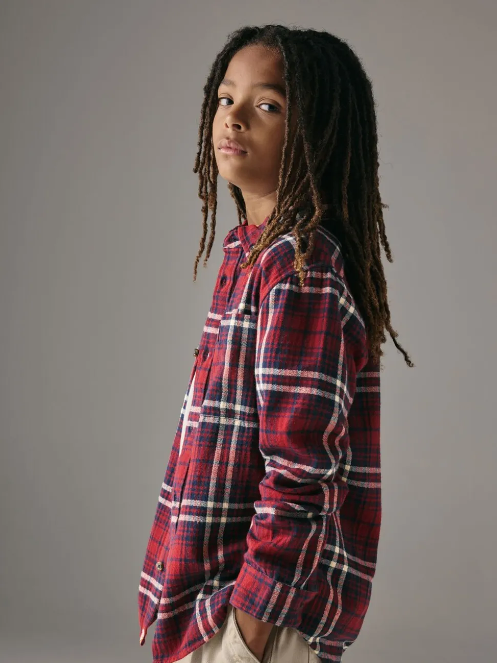 Rood - Geruit Superdry hemd