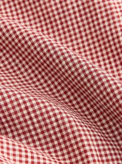 Rood - Gingham Wide Leg Trousers