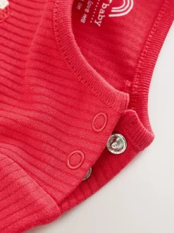Rood - Kerstmis Baby Bodysuit
