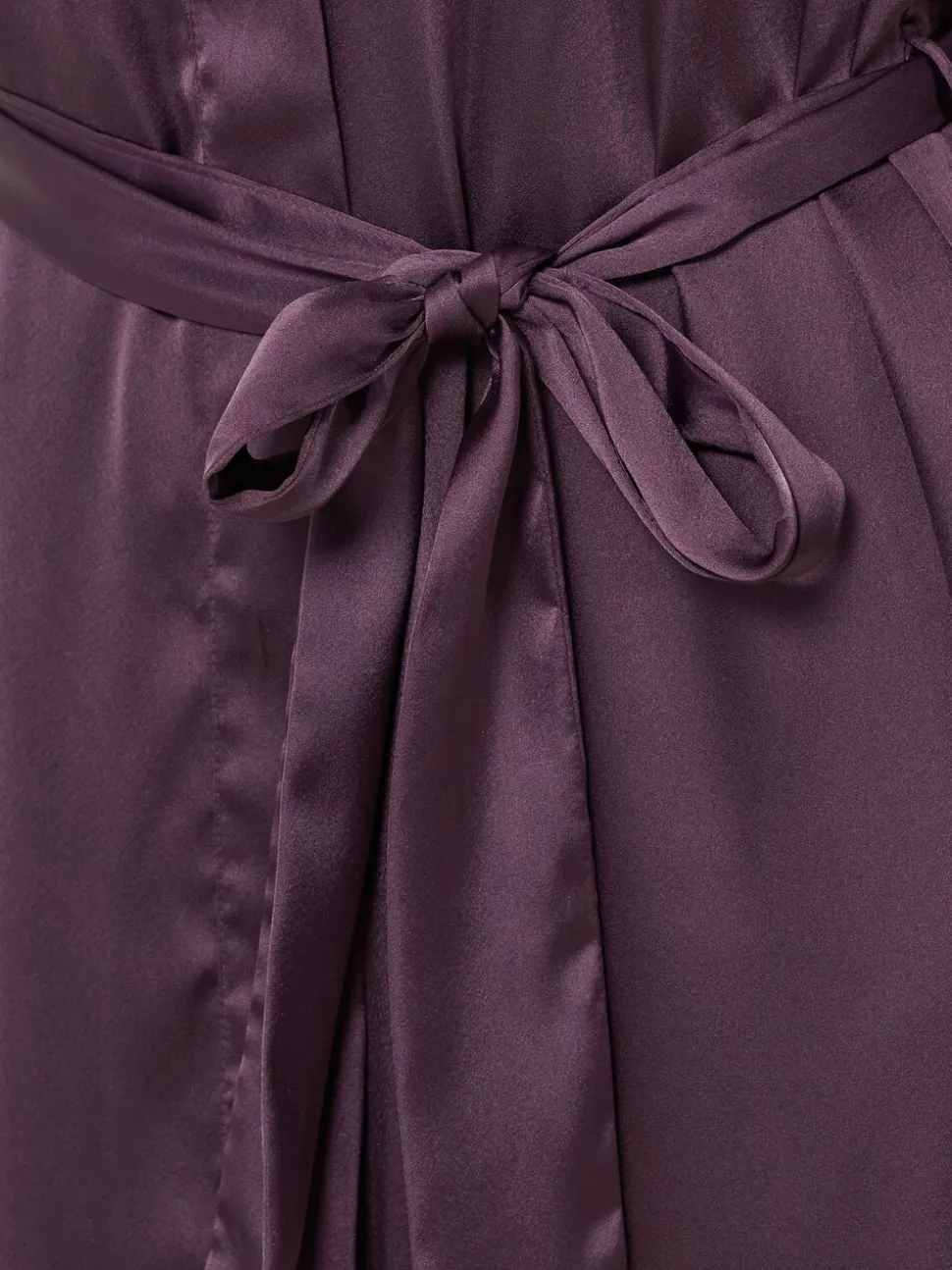 Rood - Long Tall Sally Satin Maxi Robe