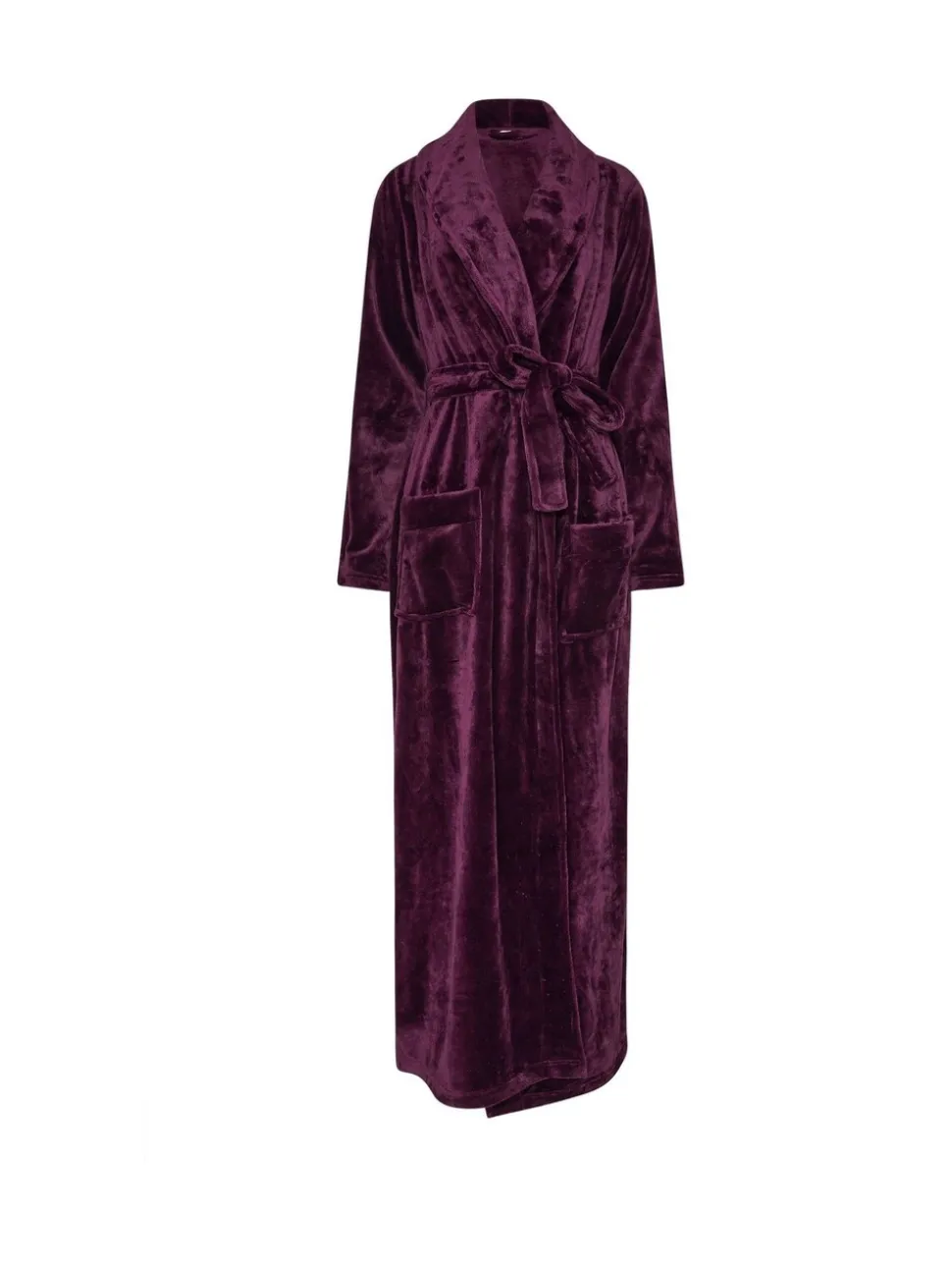 Rood - Long Tall Sally Super Luxe Shawl Maxi Robe