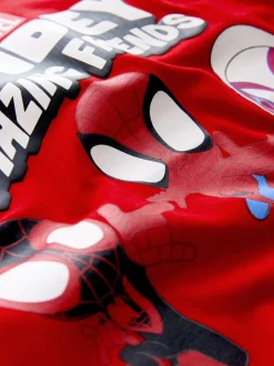 Rood - Marvel T-shirt met lange mouwen (6mnd-8jr)