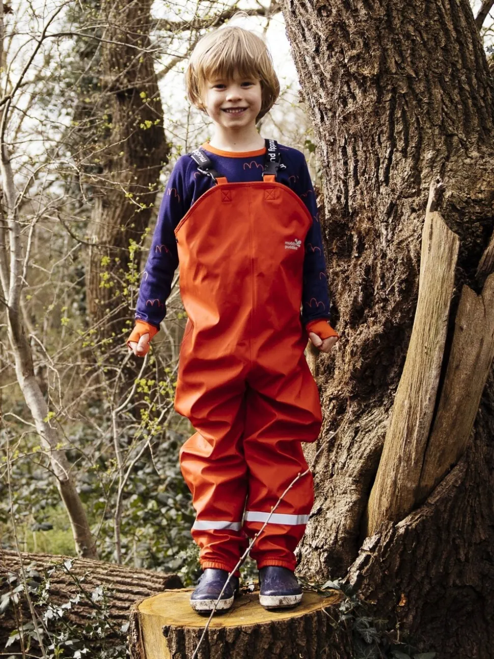 Rood - Muddy Puddles - Waterdichte tuinbroek voor regendagen