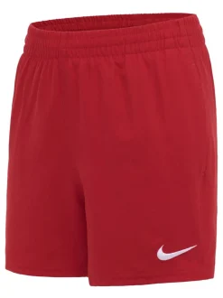 Rood - Nike - Volley zwemshort van 4 inch