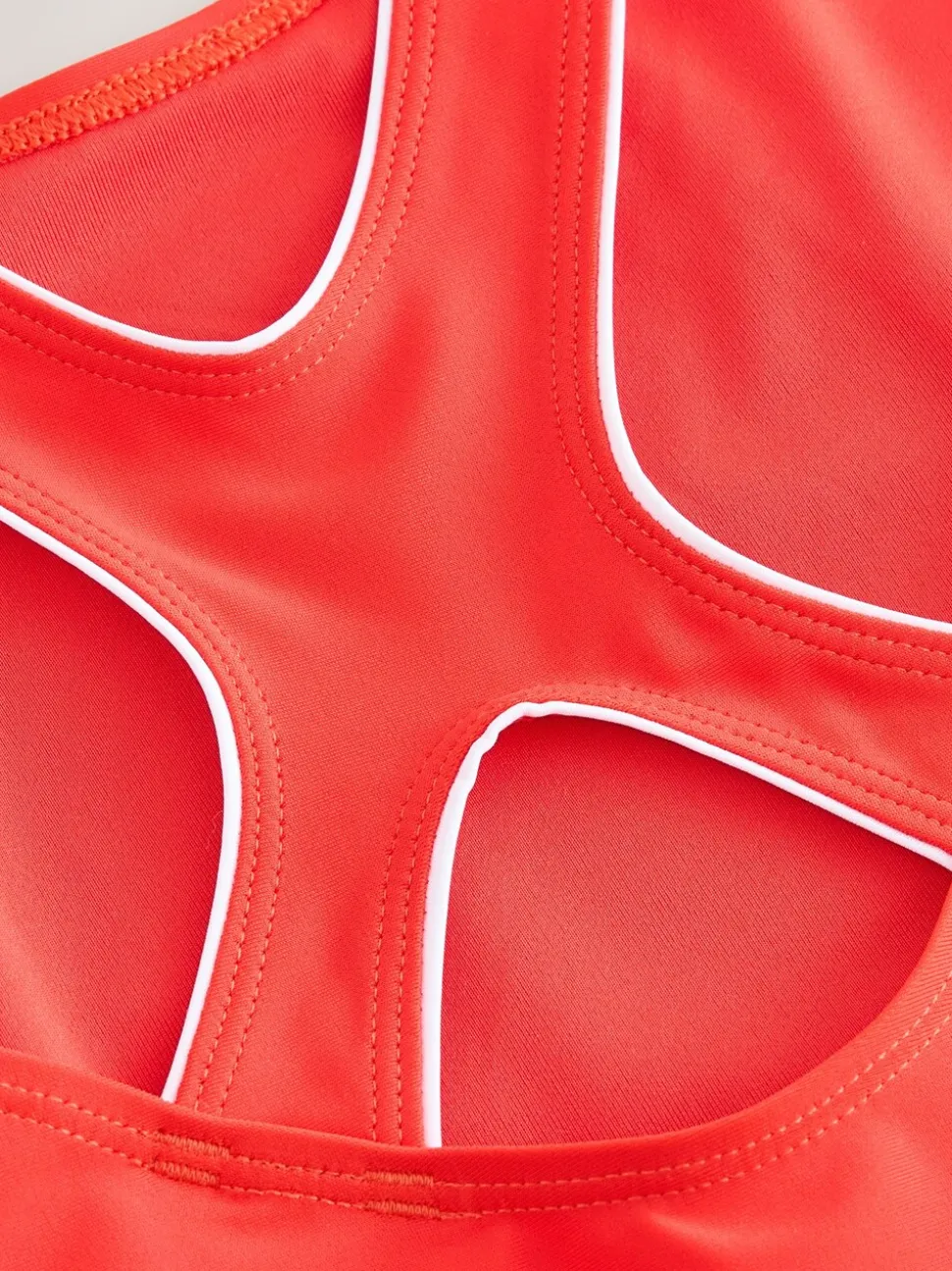 Rood - Racerback Swimsuit (3-16yrs)