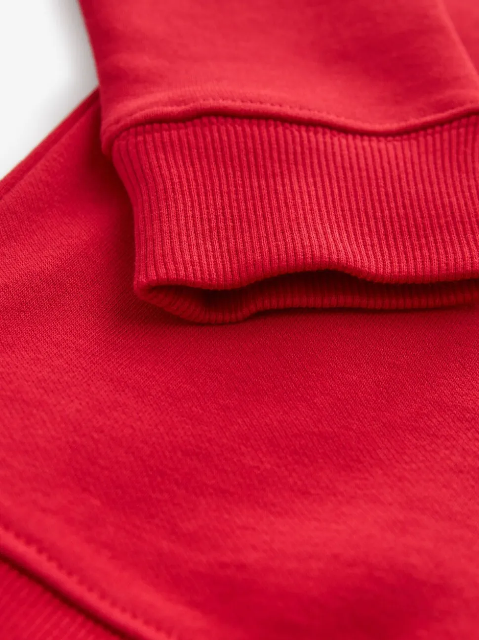 Rood - Schoolsweater met ronde hals (3-17jr)