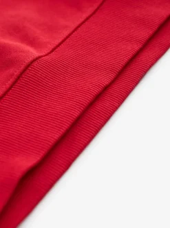 Rood - Schoolsweater met ronde hals (3-17jr)