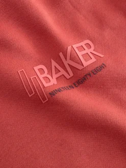 Rood - set van Baker by Ted Baker sweatshirt en cargojoggingbroek