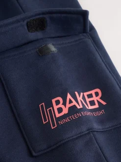 Rood - set van Baker by Ted Baker sweatshirt en cargojoggingbroek