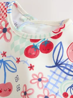 Rood - Slabbetje met mouwen voor spenen en voeden