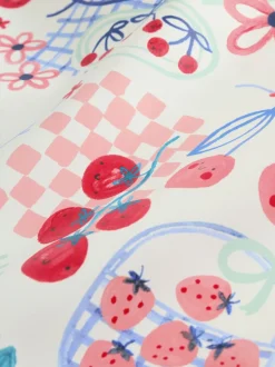 Rood - Slabbetje met mouwen voor spenen en voeden