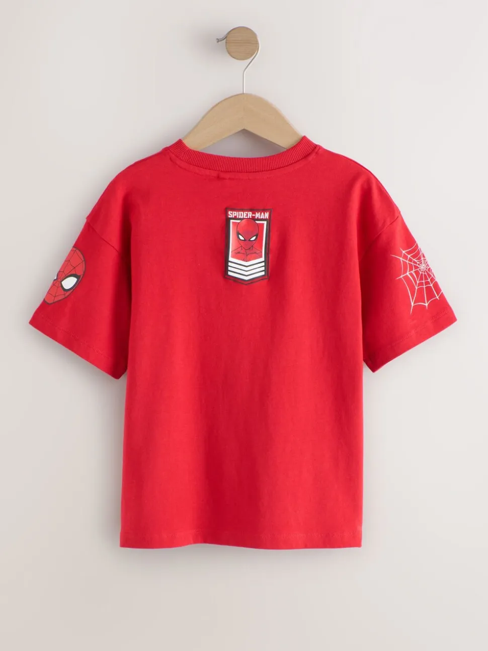Rood - Spiderman T-shirt met korte mouwen (3-16jr)
