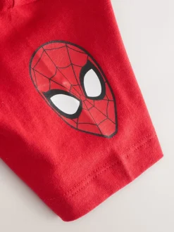 Rood - Spiderman T-shirt met korte mouwen (3-16jr)