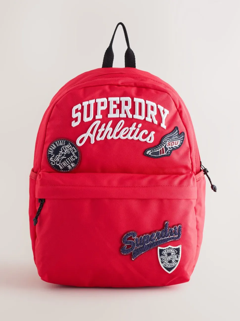 Rood - Superdry Back to School Embroidered Varsity Badge Logo Backpack
