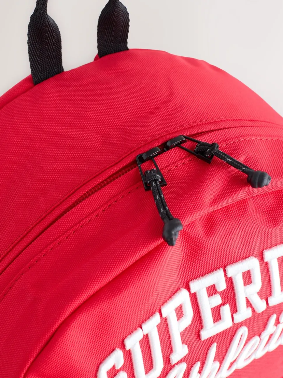 Rood - Superdry Back to School Embroidered Varsity Badge Logo Backpack