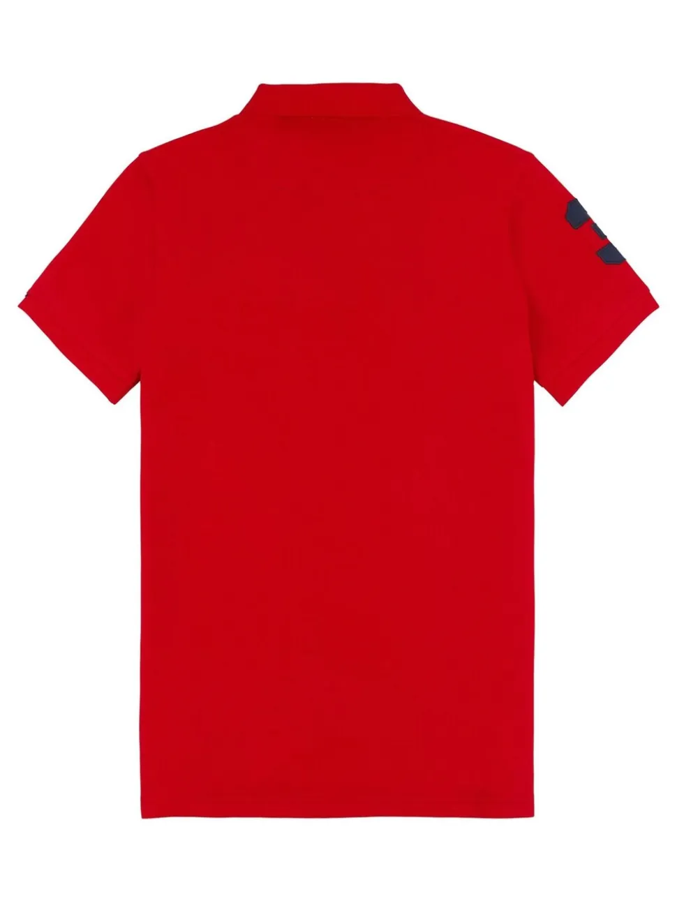 Rood - U.S. Polo Assn. Regular Fit Mens Player 3 Pique 100% Cotton Polo Shirt