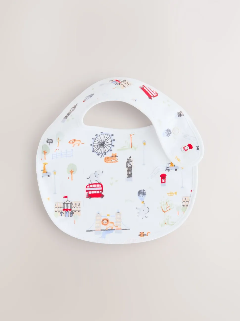 Rood - Verpakking met 3 babyslabbetjes