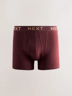 Rood - Verpakking van 10 - Boxershorts met A-voorkant