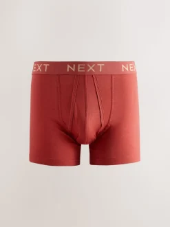 Rood - Verpakking van 10 - Boxershorts met A-voorkant