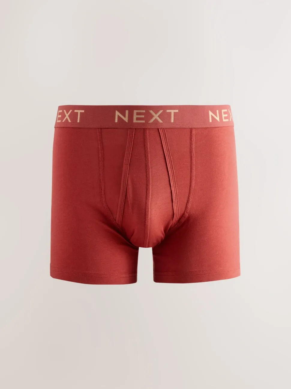 Rood - Verpakking van 10 - Boxershorts met A-voorkant