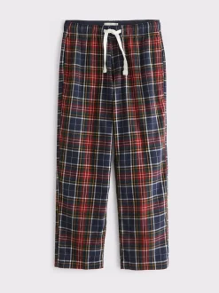 Rood / Wit - Abercrombie & Fitch Plaid Pyjama Bottoms