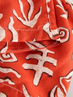 Rood - Zwemshort met print (3 mnd-7 jr)