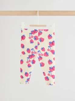 Rood aardbei - Baby Sweatshirt and Leggings 2 Piece Set (0mths-2yrs)
