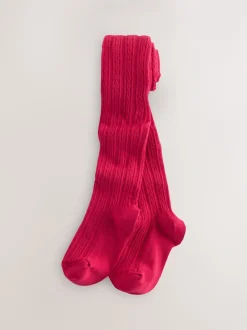 Rood, Crème en marineblauw - Verpakking van 3 kabelmaillots met hoog katoengehalte