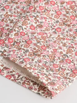 Rood gebloemd - 2 -delige Set van Fleece Tops en Leggings voor Baby''s (0mnd-2jr)