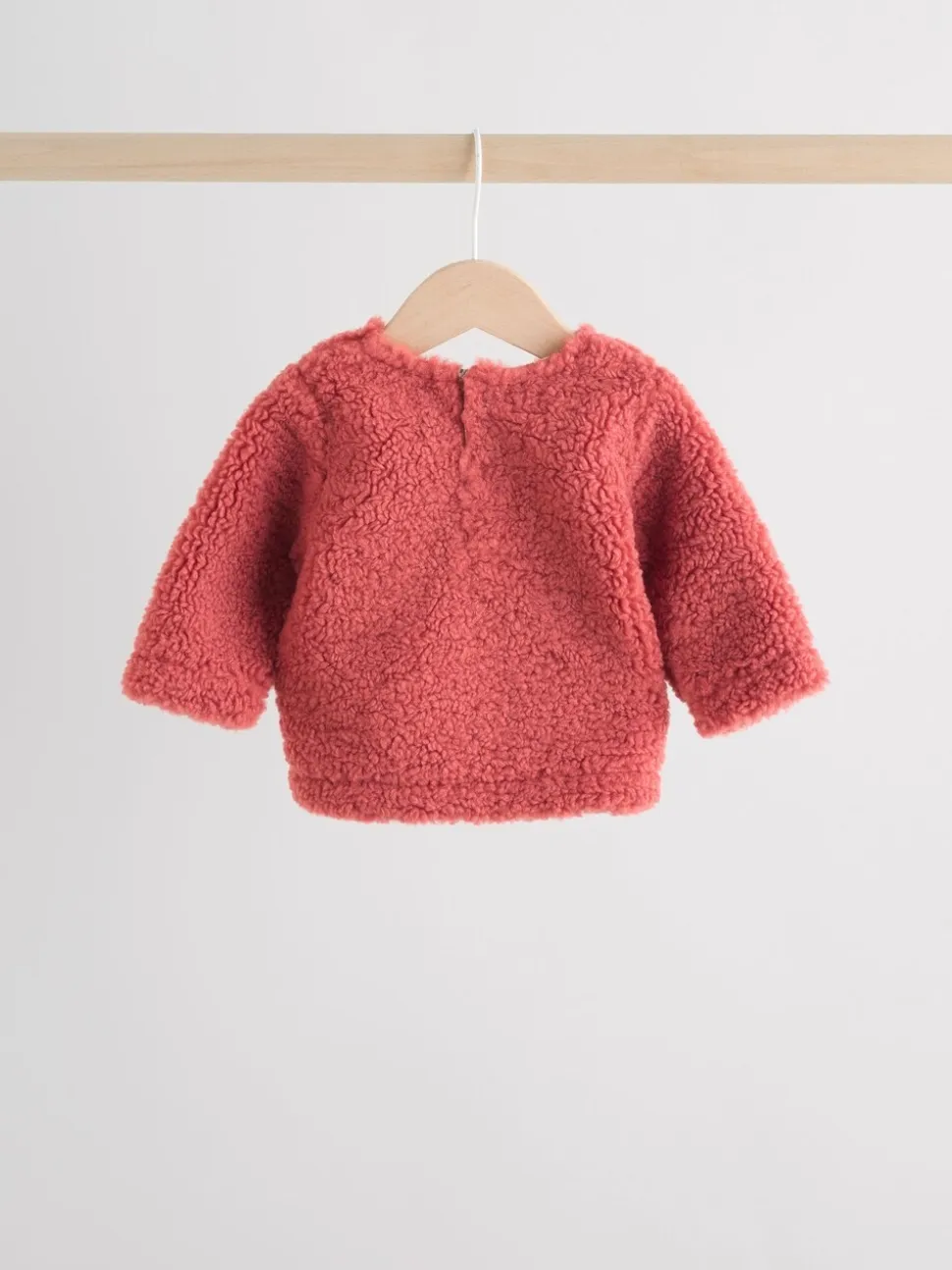 Rood gebloemd - 2 -delige Set van Fleece Tops en Leggings voor Baby''s (0mnd-2jr)