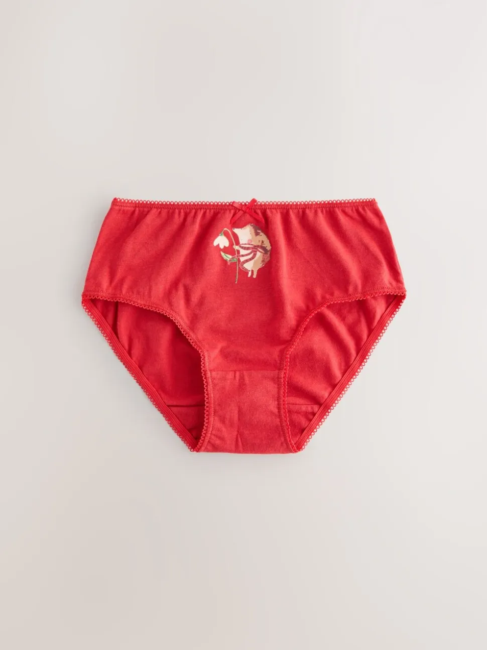 Rood konijn - Verpakking van 7 onderbroeken (1,5-12 jr)