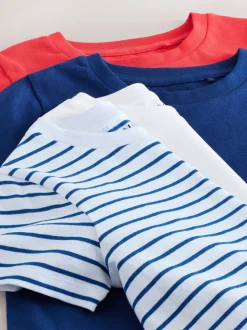 Rood/blauw - T-shirts 4 Pack (3-16jr)