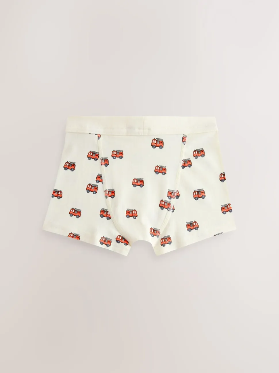 Rood/blauw met hulpvoertuigenprint - Verpakking van 7 boxershorts (1,5 - 12 jr)