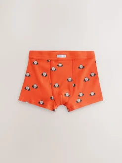 Rood/blauw met hulpvoertuigenprint - Verpakking van 7 boxershorts (1,5 - 12 jr)
