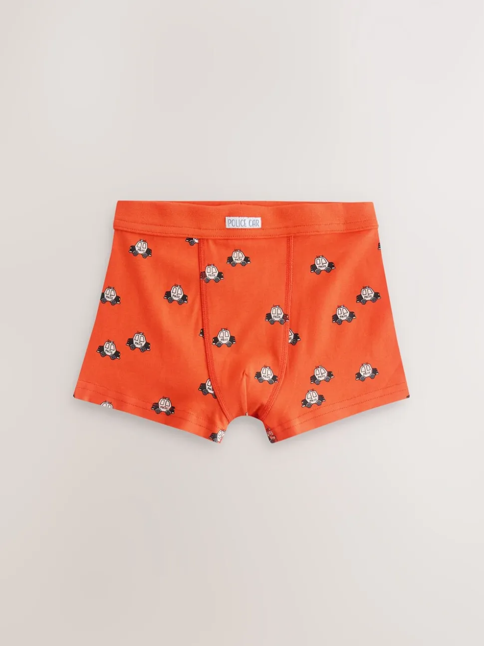 Rood/blauw met hulpvoertuigenprint - Verpakking van 7 boxershorts (1,5 - 12 jr)