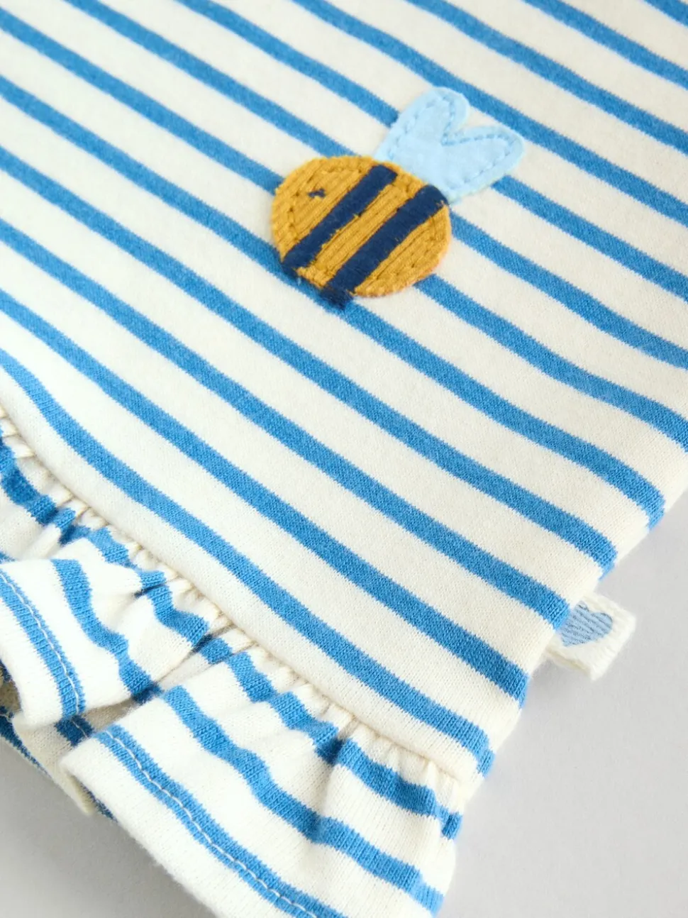 Rood/blauw/crème - 6 -delige set van top met lange mouwen en leggings (0mnd -3jr)