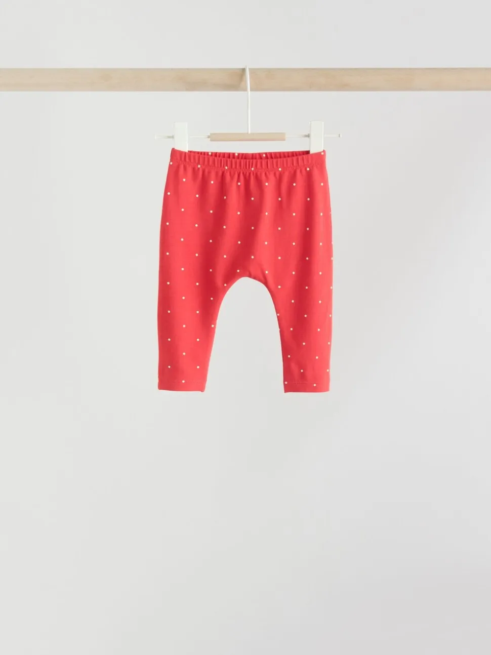 Rood/blauw/crème - 6 -delige set van top met lange mouwen en leggings (0mnd -3jr)