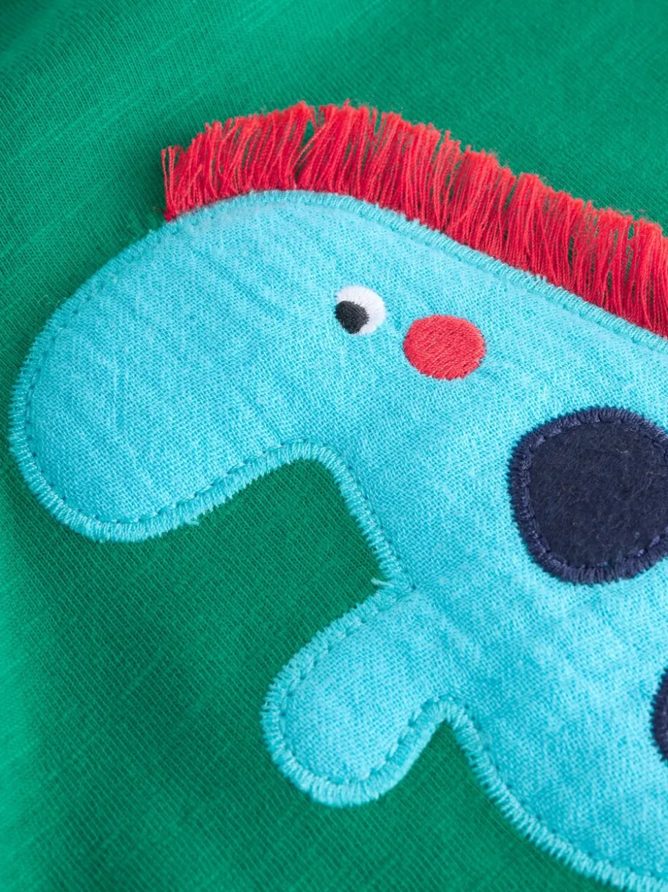 Rood/blauw/groen geruite dinosaurus - Pyjama met geweven onderkant 3 Pack (9mths-12yrs)