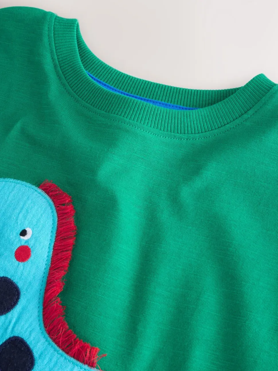 Rood/blauw/groen geruite dinosaurus - Pyjama met geweven onderkant 3 Pack (9mths-12yrs)