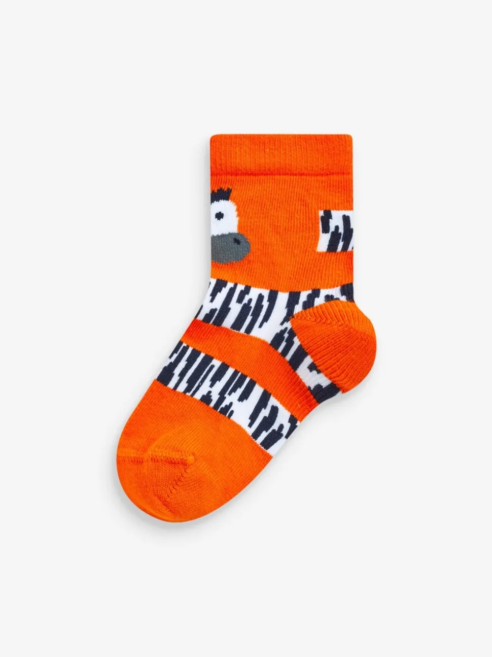 Rood/blauw/groen met dierenprint - Verpakking van 7 paar sokken met hoog aandeel katoen