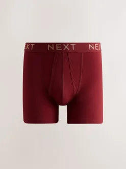 Rood/Blauw/Paars Rijk - Verpakking van 5 - Boxershorts met A-voorkant