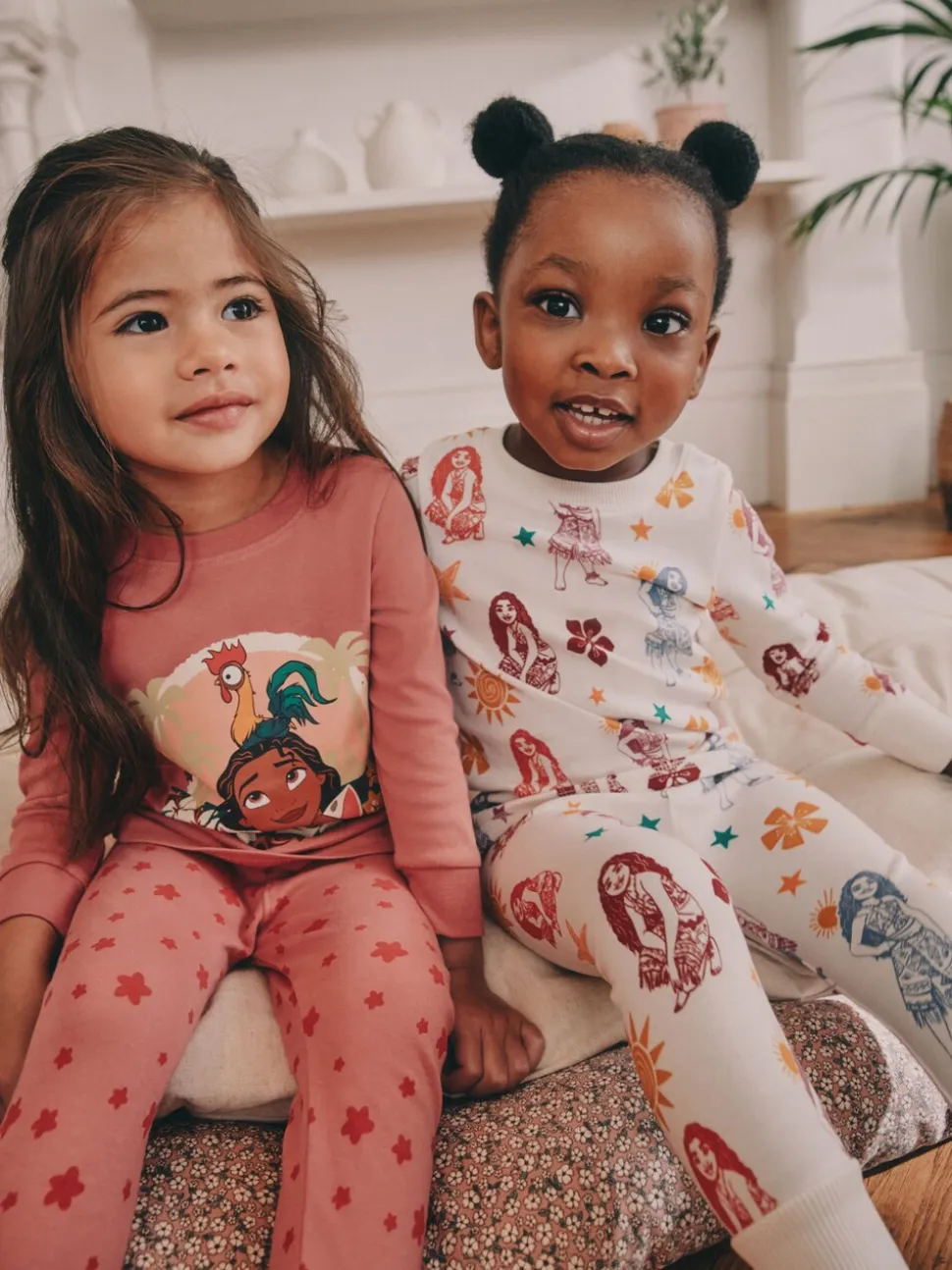 Rood/ecru - Moana Snuggle Pyjamas 2 Pack (9mths-10yrs)