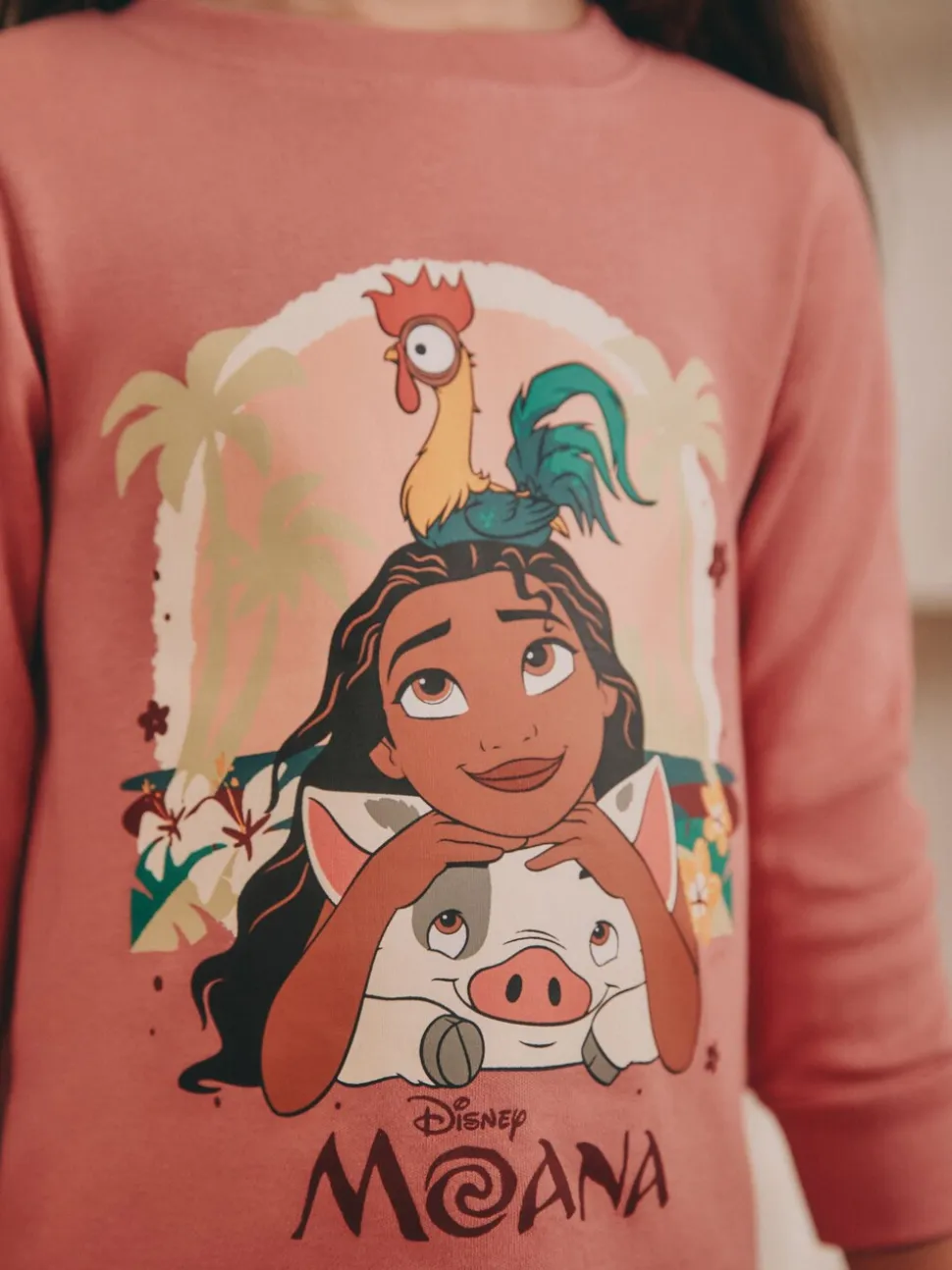 Rood/ecru - Moana Snuggle Pyjamas 2 Pack (9mths-10yrs)