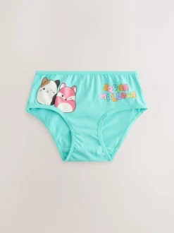 Rood/groen - 100% katoenen Squishmallow Onderbroeken set van 5 (5-14jr)