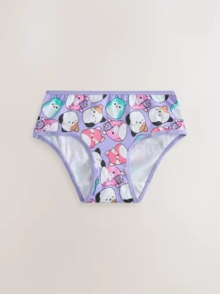 Rood/groen - 100% katoenen Squishmallow Onderbroeken set van 5 (5-14jr)