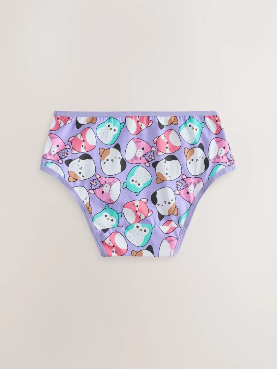 Rood/groen - 100% katoenen Squishmallow Onderbroeken set van 5 (5-14jr)