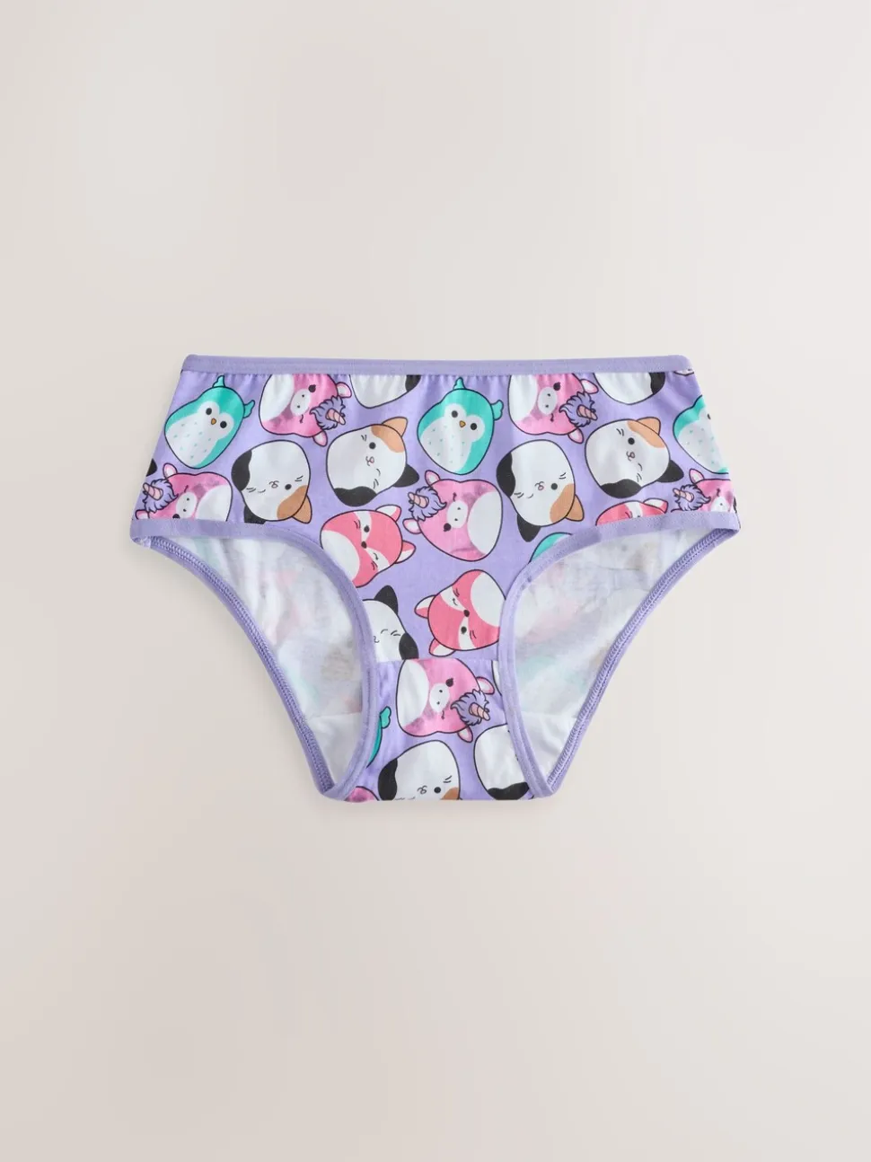 Rood/groen - 100% katoenen Squishmallow Onderbroeken set van 5 (5-14jr)