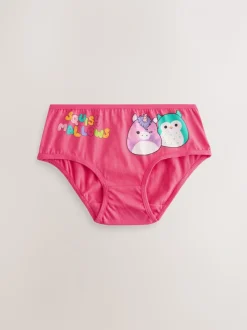 Rood/groen - 100% katoenen Squishmallow Onderbroeken set van 5 (5-14jr)