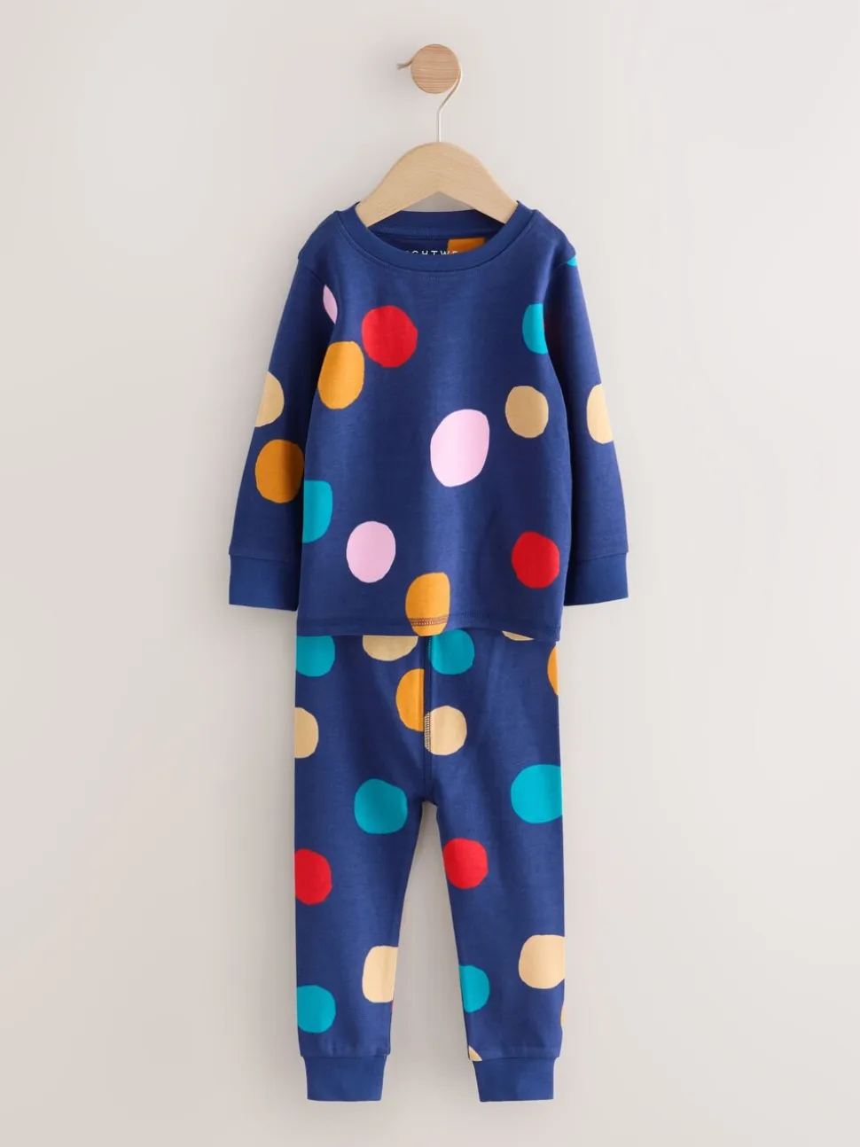 Rood/marineblauw hondenapplicatie - Verpakking van 3 knusse pyjama's (9 mnd-9 jr)