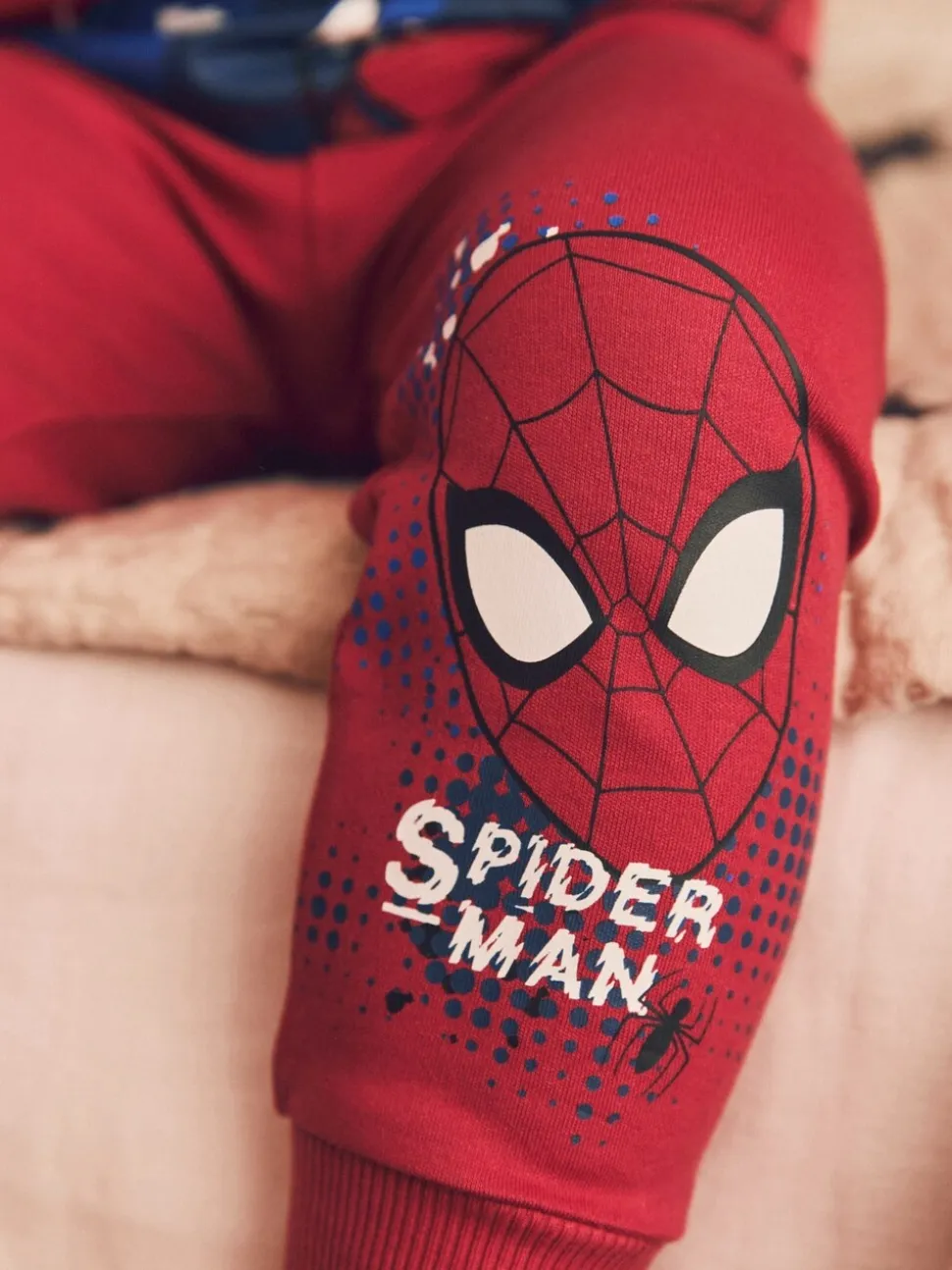 Rood/marineblauw Spiderman - Verpakking van 2 knusse pyjama's (12 mnd-10 jr)